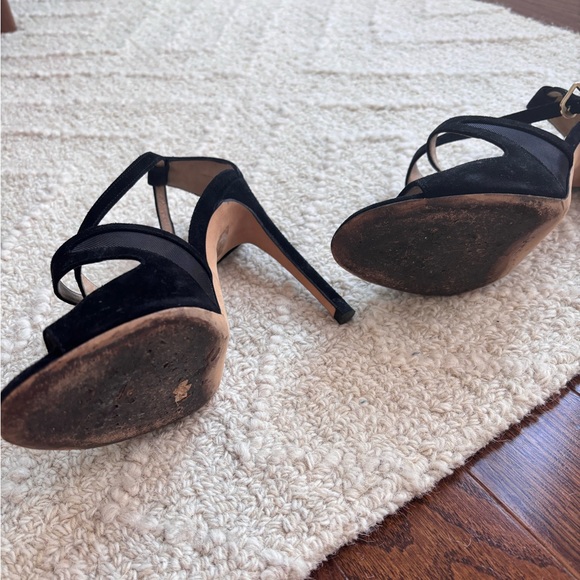 Ballin (Italian made) black sandal stilettos - Picture 3 of 4